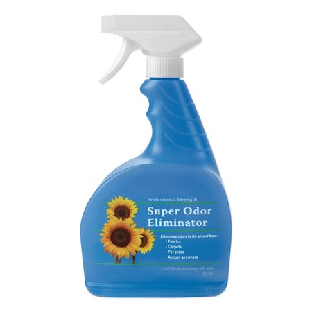 Fresh Products Super Odor Eliminator, 32 oz Spray Bottle, PK6 FRS 6-32SOE
